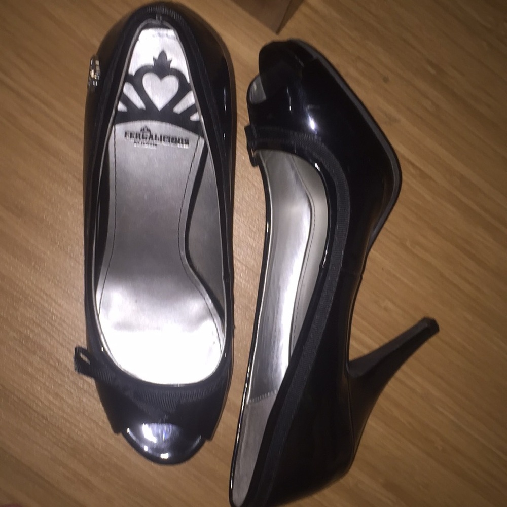 Black high heels